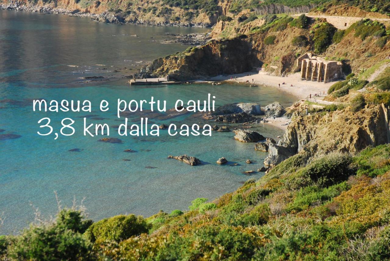 הוילה Nebida La Casa Del Mare Tanca Piras מראה חיצוני תמונה