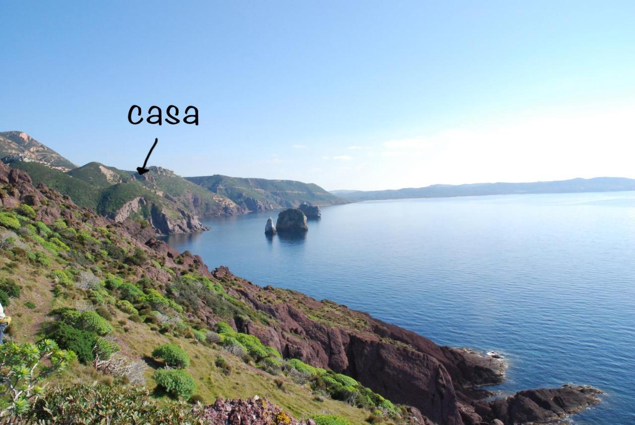 הוילה Nebida La Casa Del Mare Tanca Piras מראה חיצוני תמונה