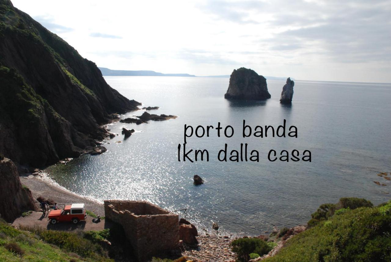הוילה Nebida La Casa Del Mare Tanca Piras מראה חיצוני תמונה